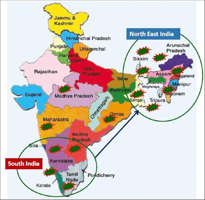 Union Territories of India with Capital List and History